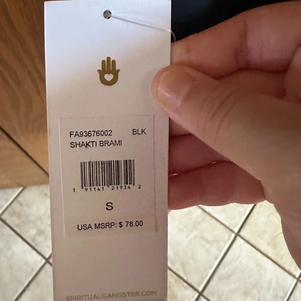 Spiritual Gangster Shakti Sports Bra Navy New With Tags Size Small - Picture 6 of 13